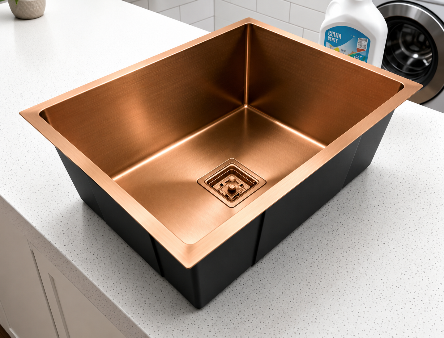 Aura Rose Gold Stainless Steel Sink