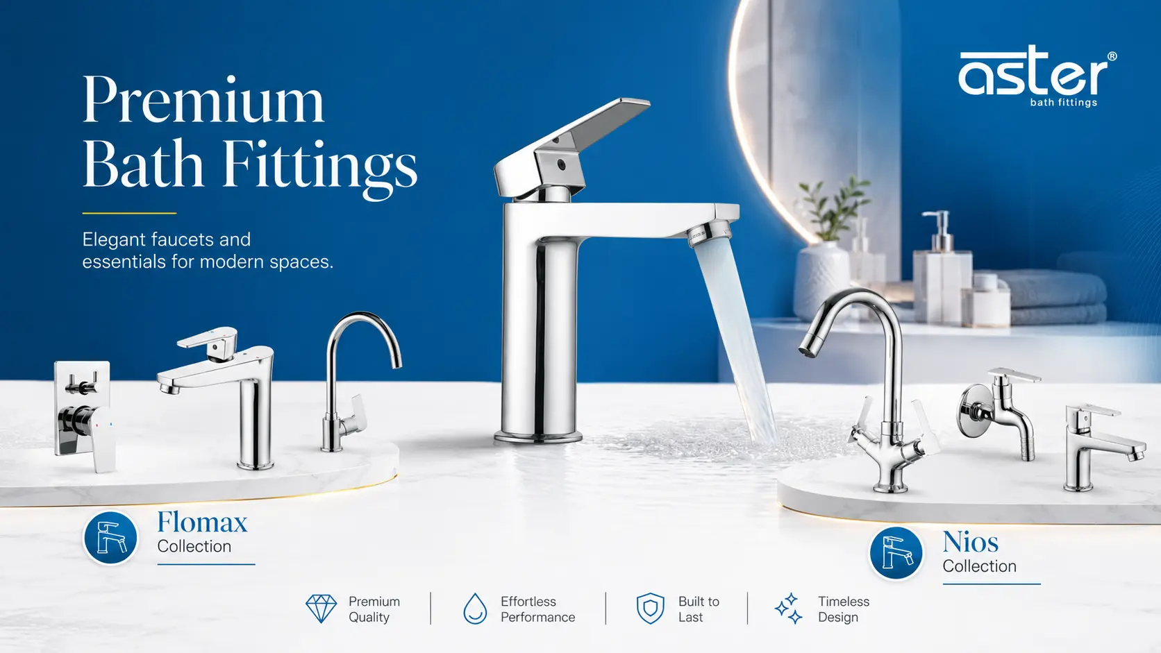 Bathroom faucets